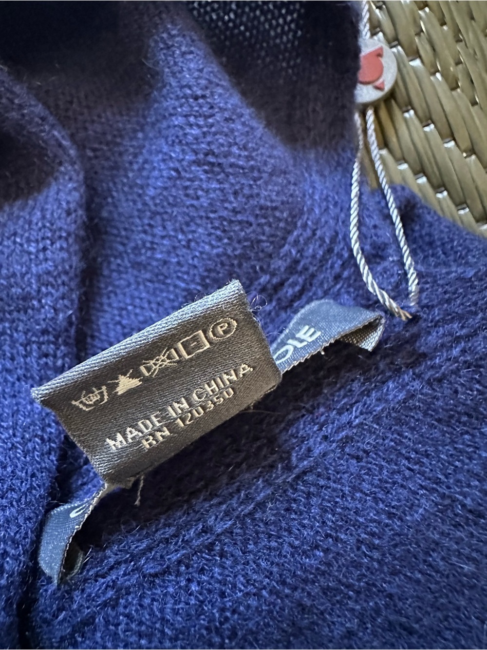 ✨Claudia Nichole Alashan 100% Cashmere Poncho Capelet Royal Blue NWT - Picture 7 of 9